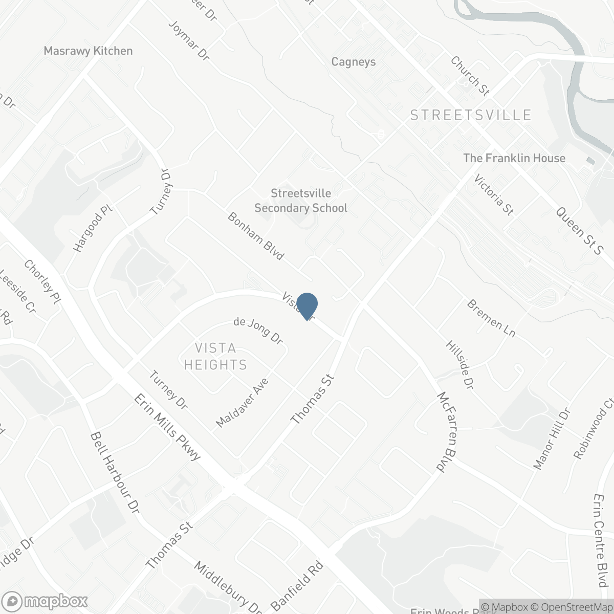 132 VISTA BOULEVARD, Mississauga, Ontario L5M 1V9